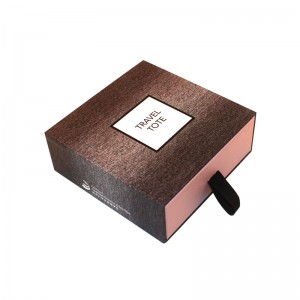 Kartonowe pudełko z szufladą z własnym logo na perfumy